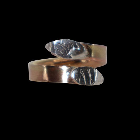 gold filled twisted ring.